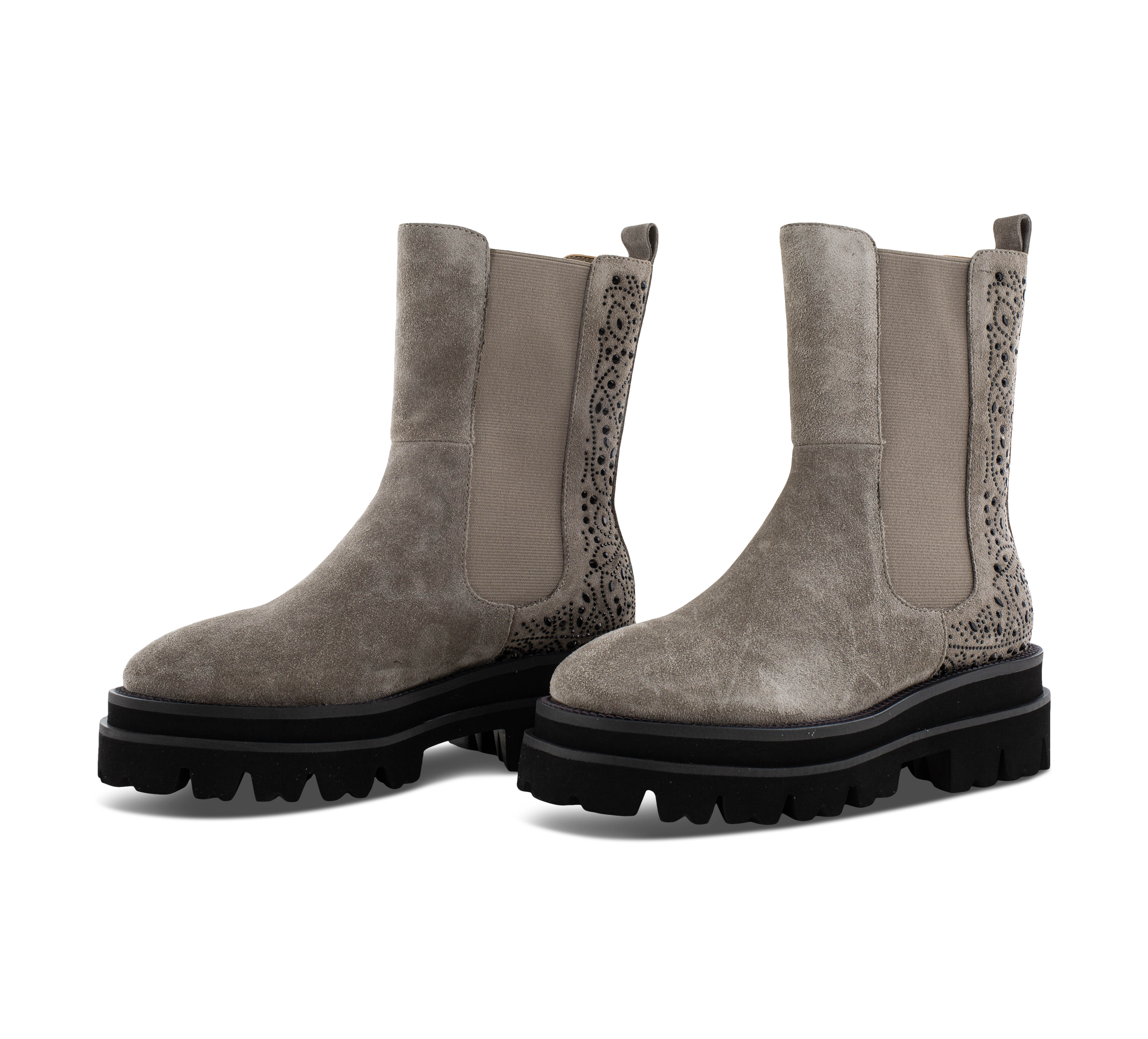 Alma En Pena Chelsea Boots grau