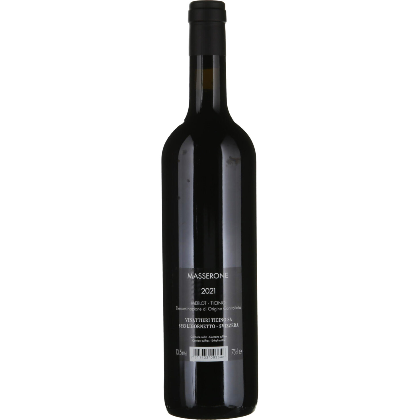 Ticino DOC Merlot Masserone Vinattieri -75cl