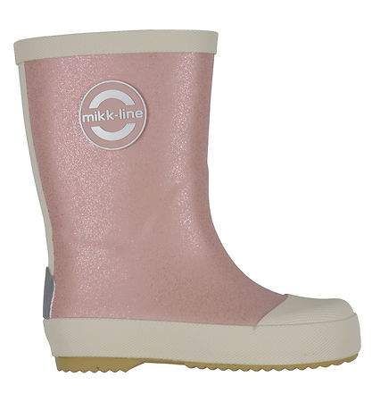 Mikk-Line Gummistiefel - Glitter - Holzrose
