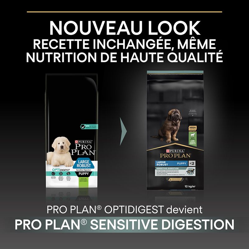 PURINA PRO PLAN Large Robust Puppy Sensitive Digestion agneau