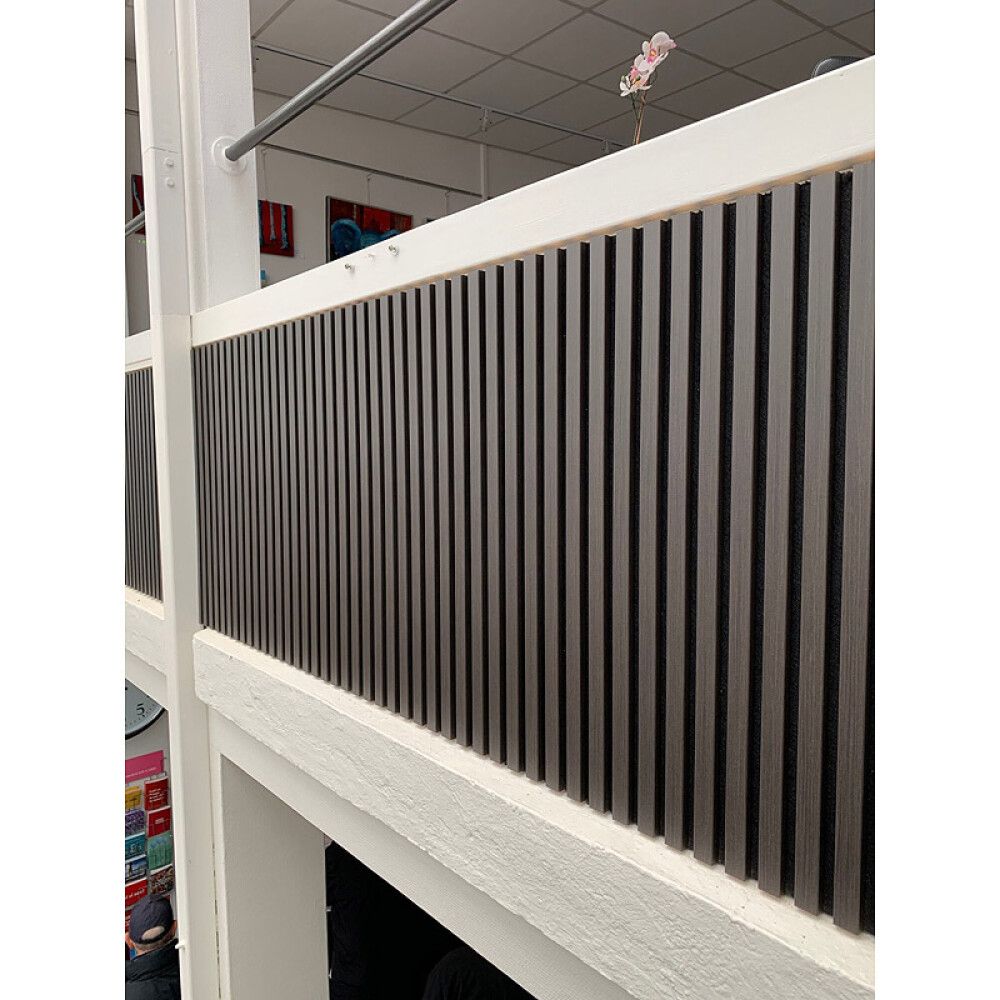 AKUSTIKKPANEL FIBROTECH BASIC 22X605X2440MM SVART EIK