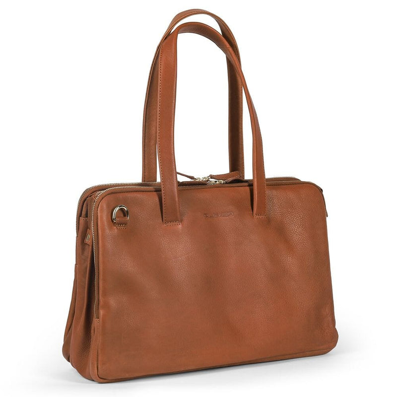 Plevier Dames Laptoptas Hearst 15,6 inch Cognac