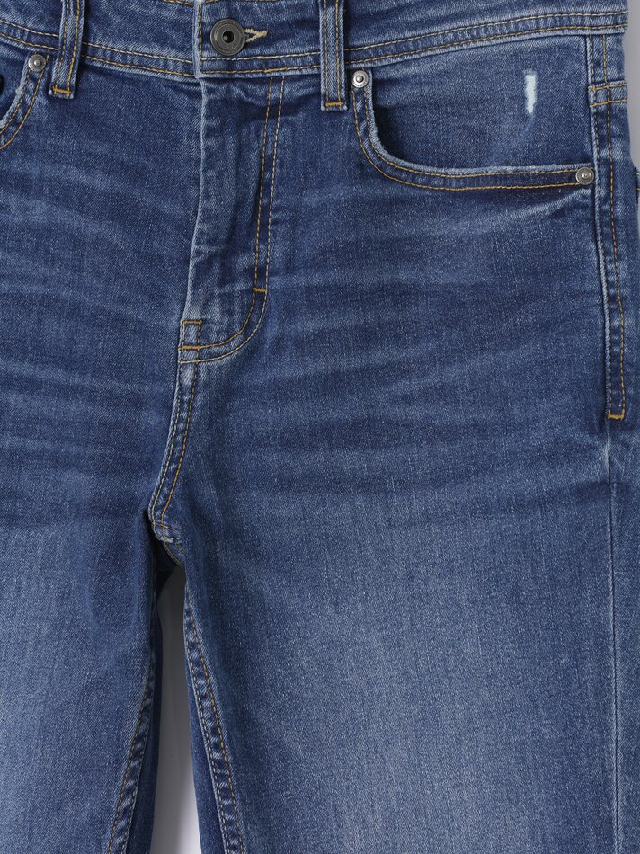Calça jeans skinny confortável premium - Azul