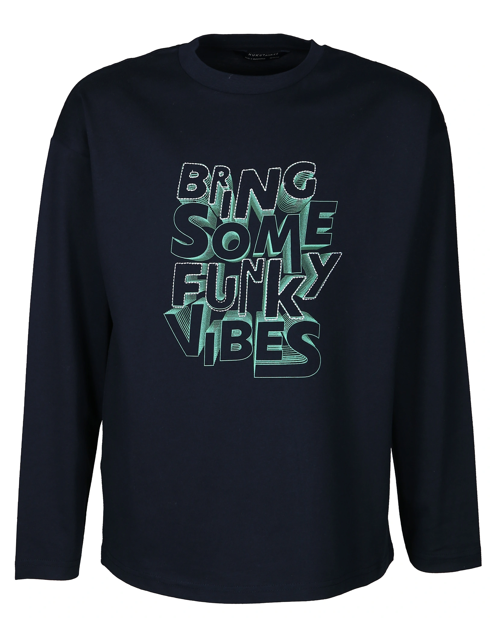 Langarm-Shirt FUNKY VIBES in marineblau