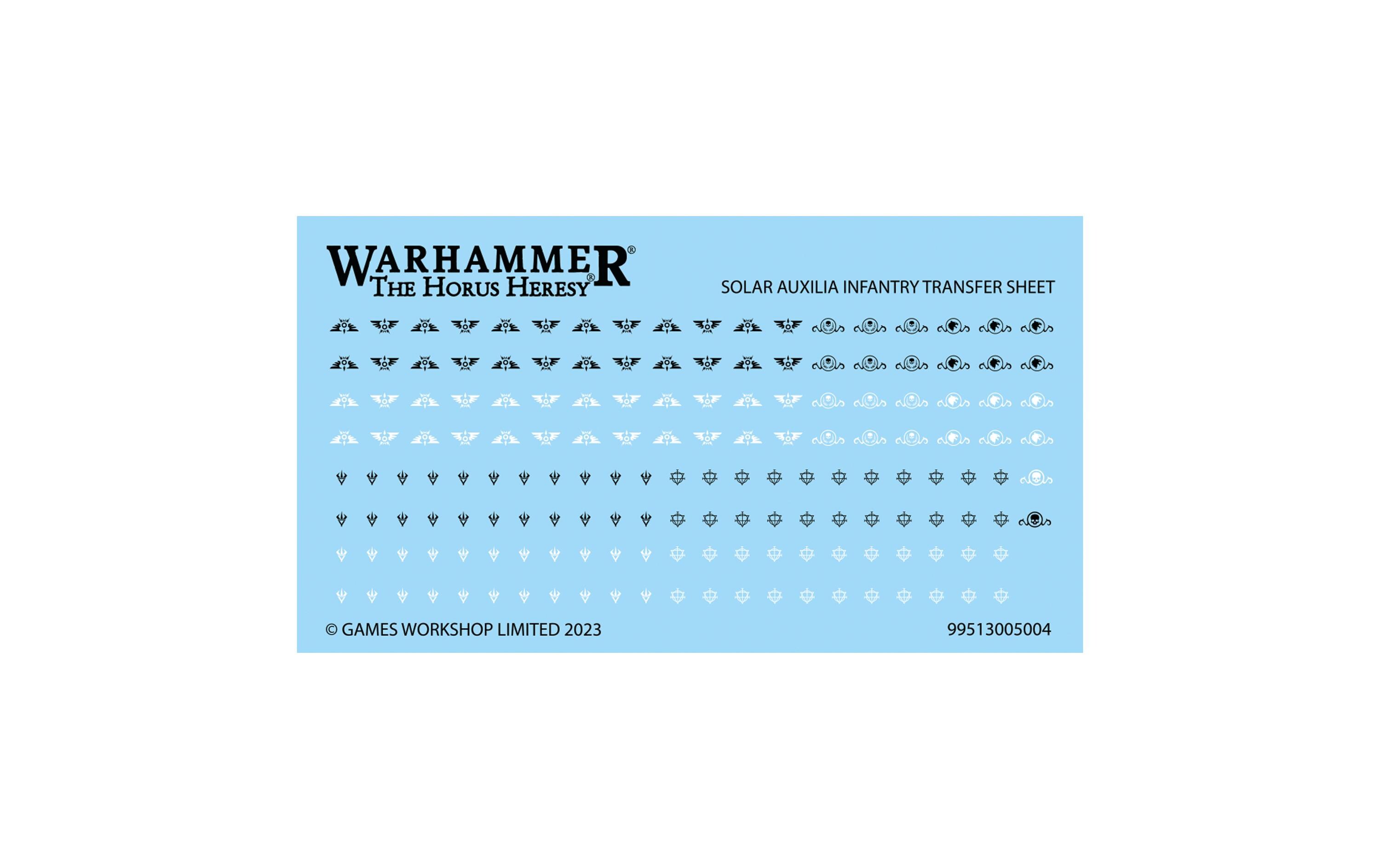 Warhammer Horus Heresy Lasrifle SectionWarhammer the Horus Heresy Miniaturen: Auxilia-Solar-Schu?tzengruppe mit Lasergewehren