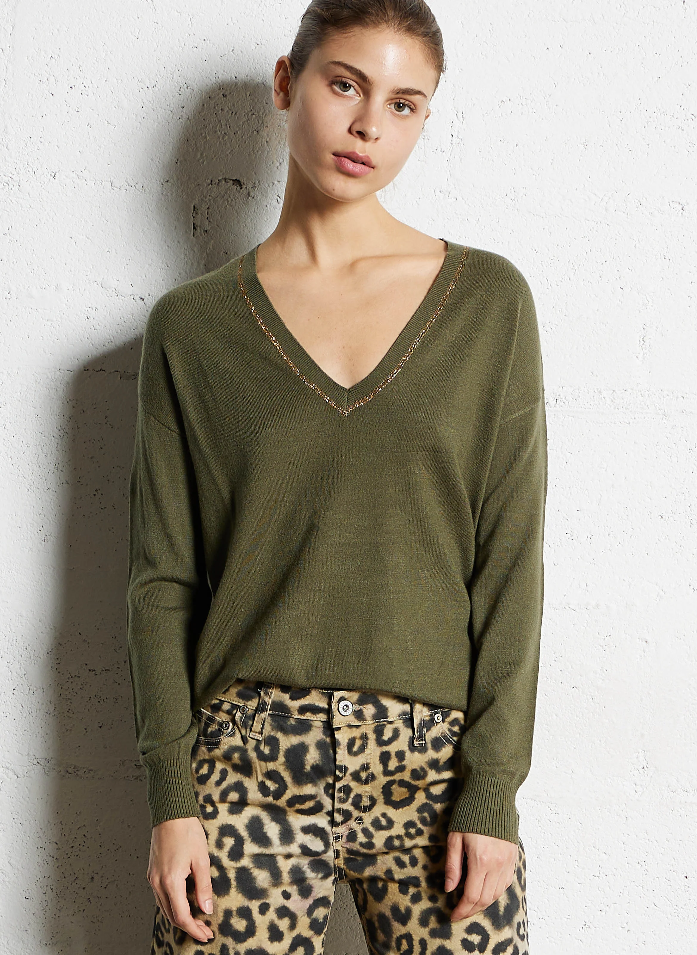 MARSENANO - Pull ample col v | Vert