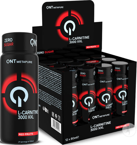 QNT L-Carnitine 3000mg Flacon 12x 80ml