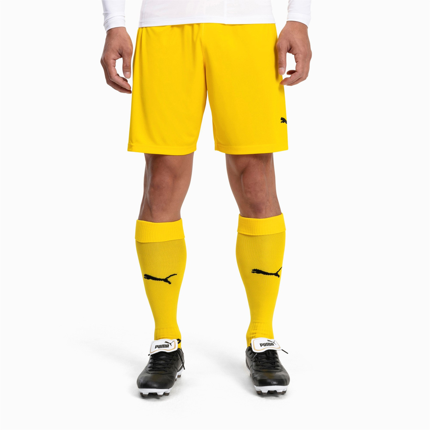 PUMA TeamLIGA Core Voetbalsokken Geel