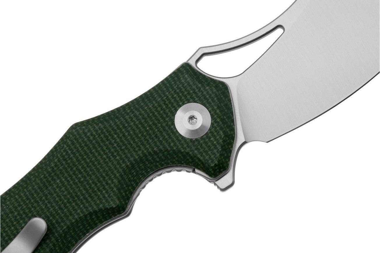 CIVIVI Chiro C23046-2 Satin, Green Micarta, zakmes
