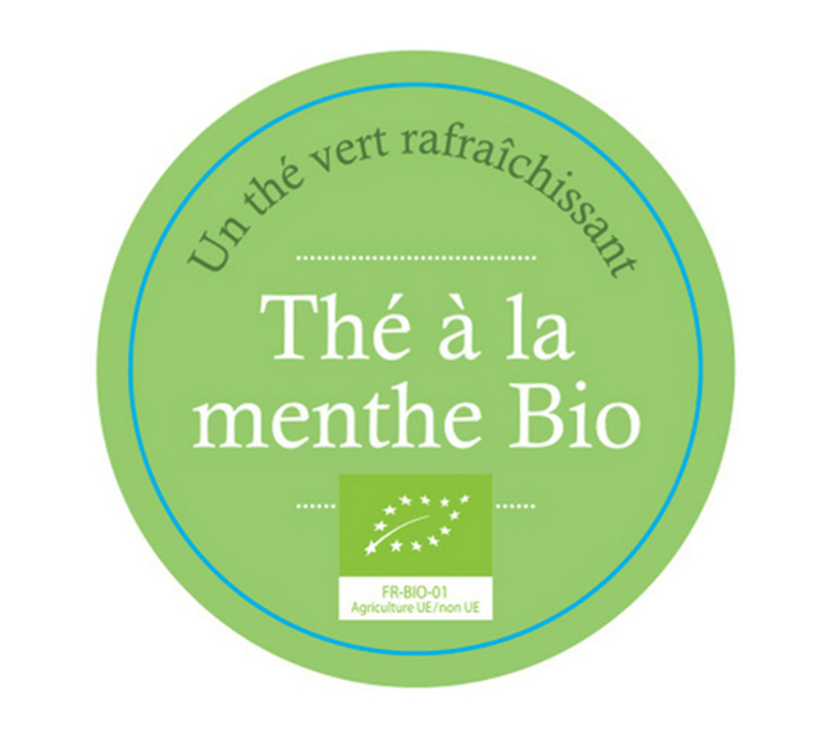 Thé vert Thé à la Menthe Bio - Vrac 200g - COMPTOIR FRANÇAIS DU THÉ