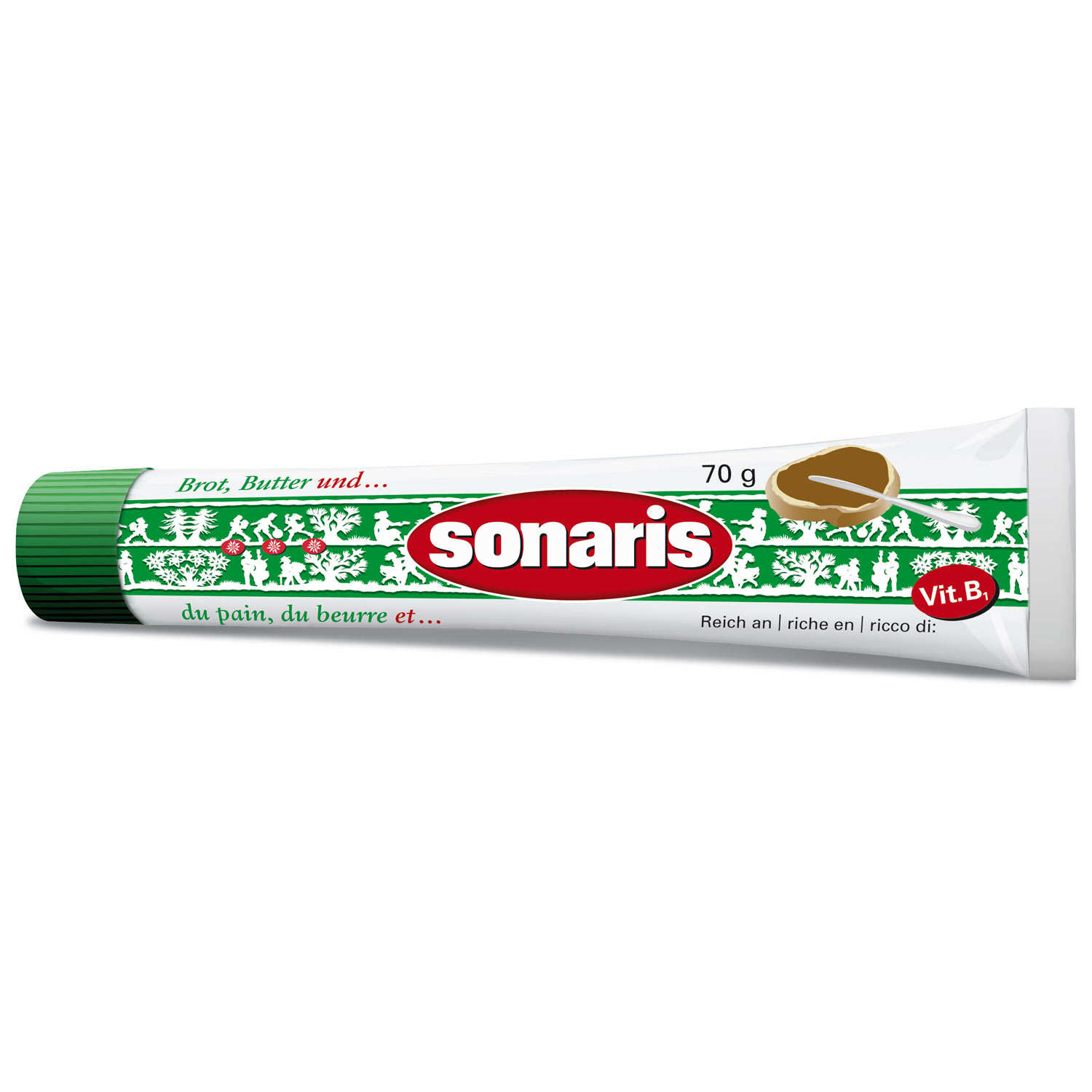 Sonaris (Cenovis Suisse) condiment à tartiner en tube - L'original