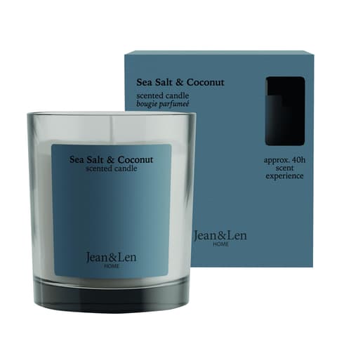 Jean&Len Scented Candle Sea Salt & Coconut