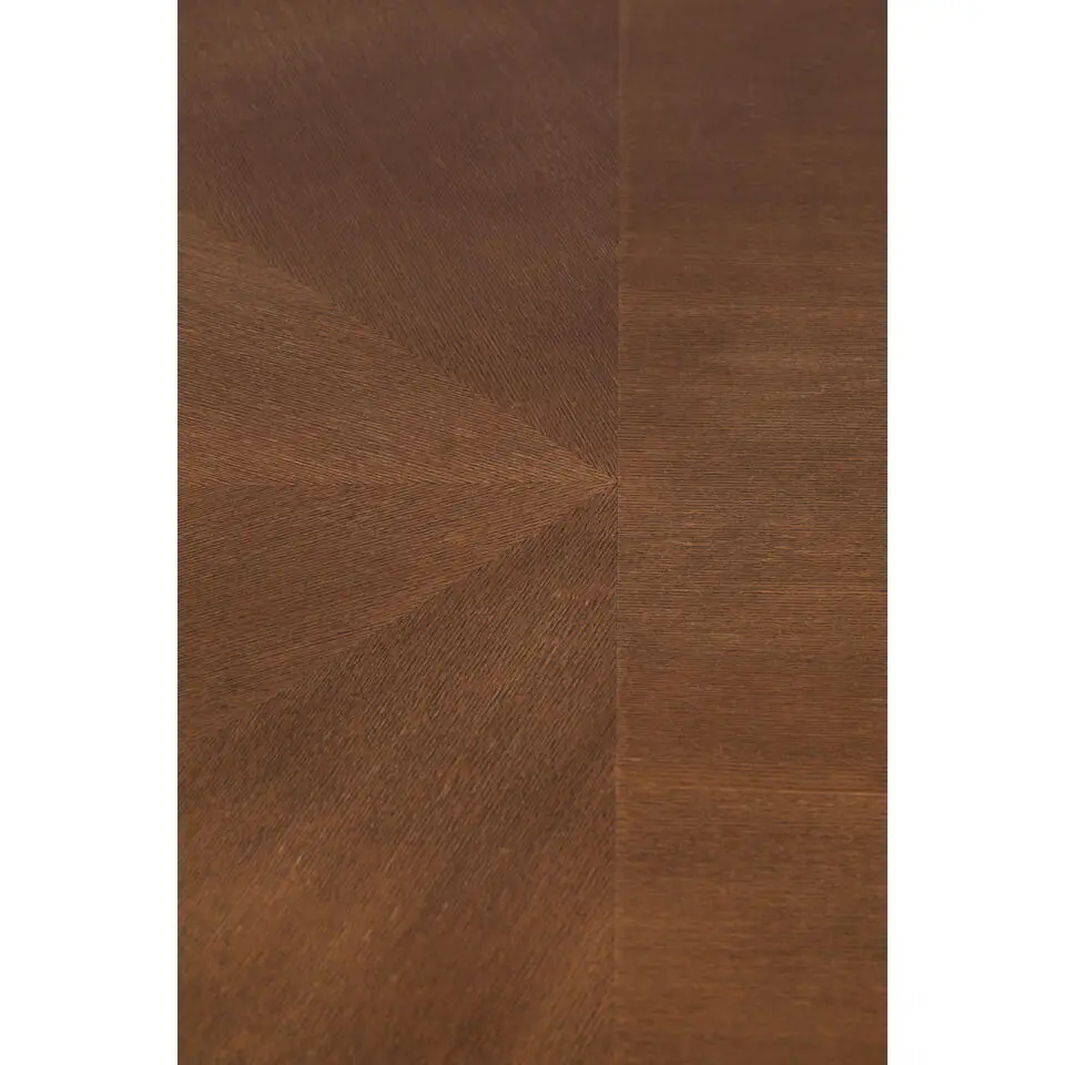 Housecraft Denise Eettafel Hout Ovaal 180x90 cm Bruin/ Goud