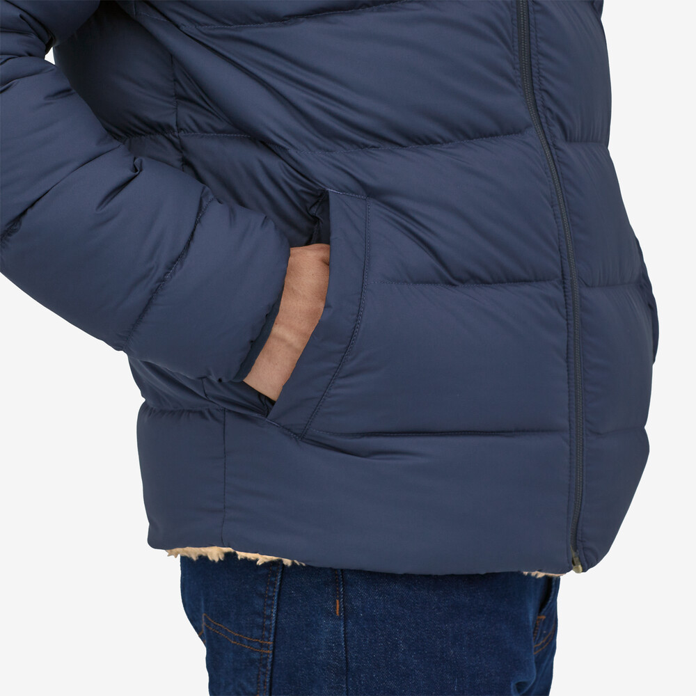 Wendbare, geräuschlose Daunenfleecejacke für Herren