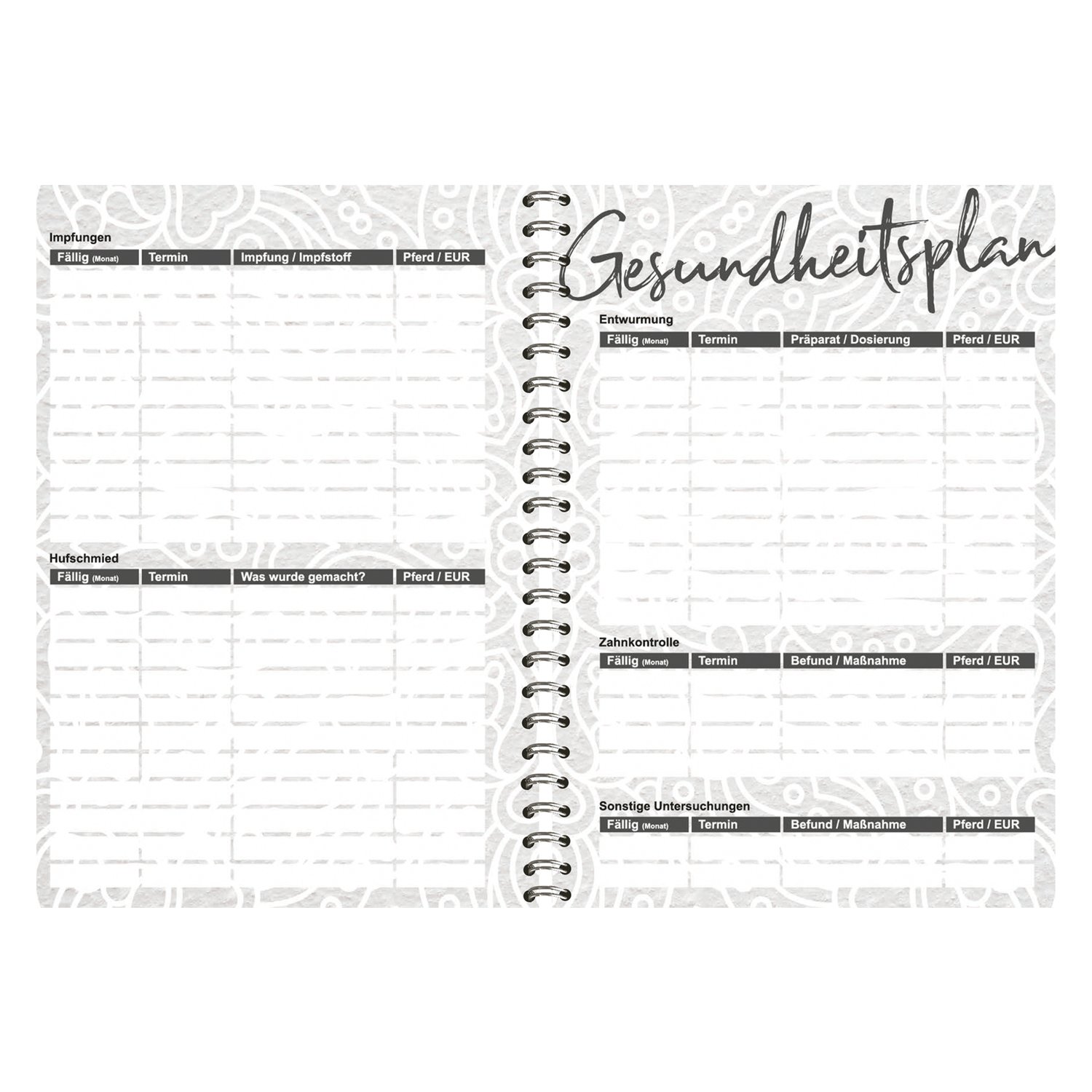 Reitertagebuch - Exklusiv Edition Dauerkalender