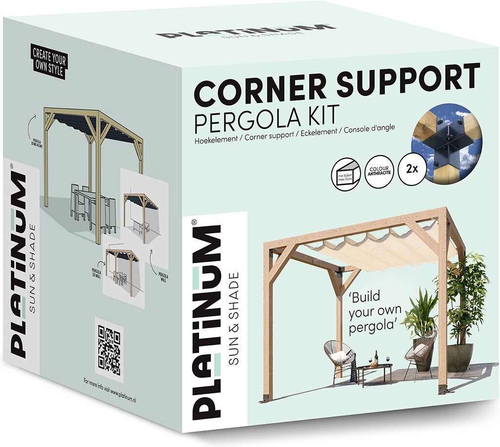Platinum pergola kit hoekelement Sun & Shade2 stuks