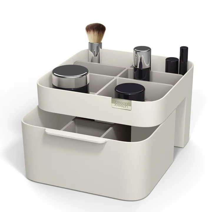 Joseph Joseph - Viva Kosmetik-Organizer mit Schublade kompakt, cream