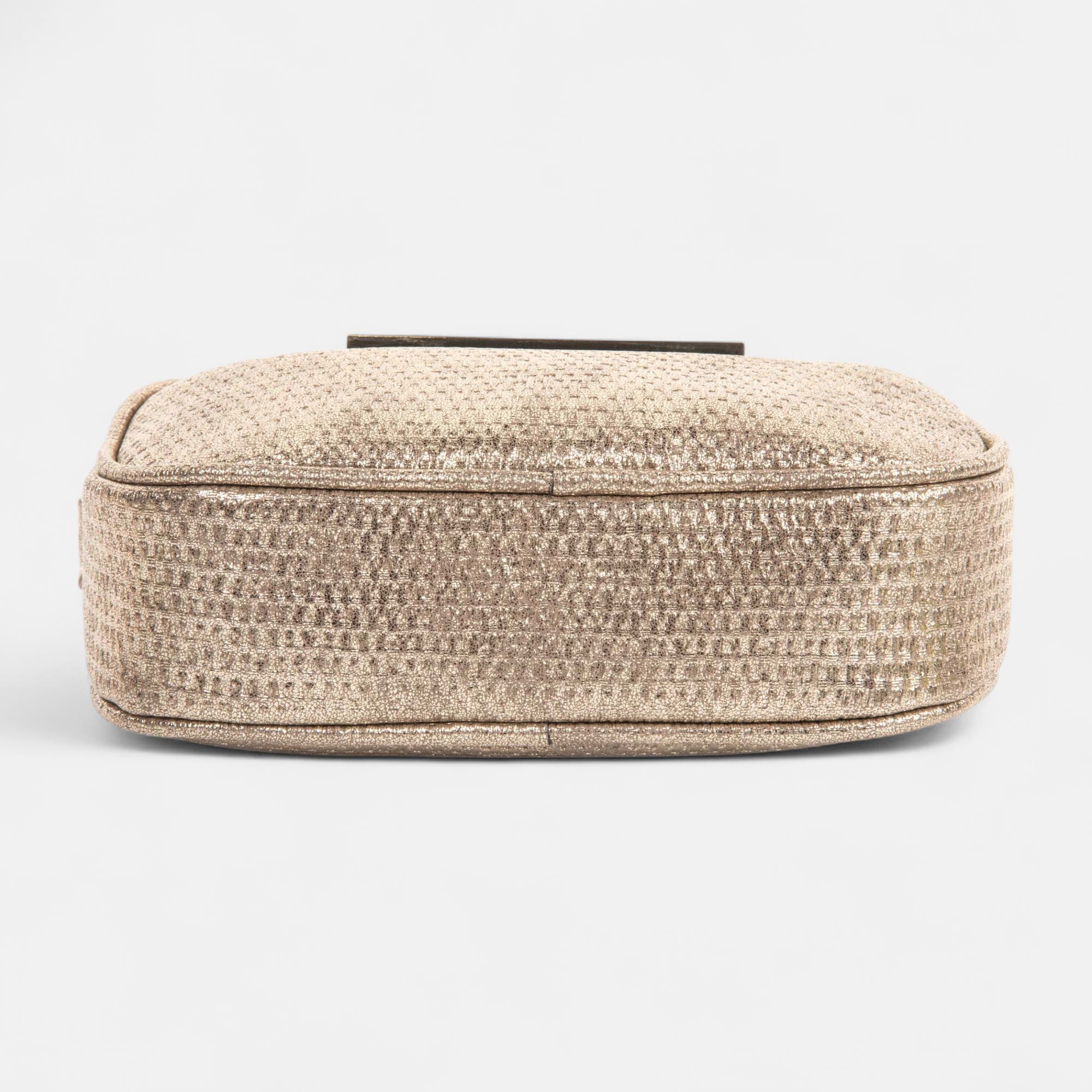 Sac bandoulière or