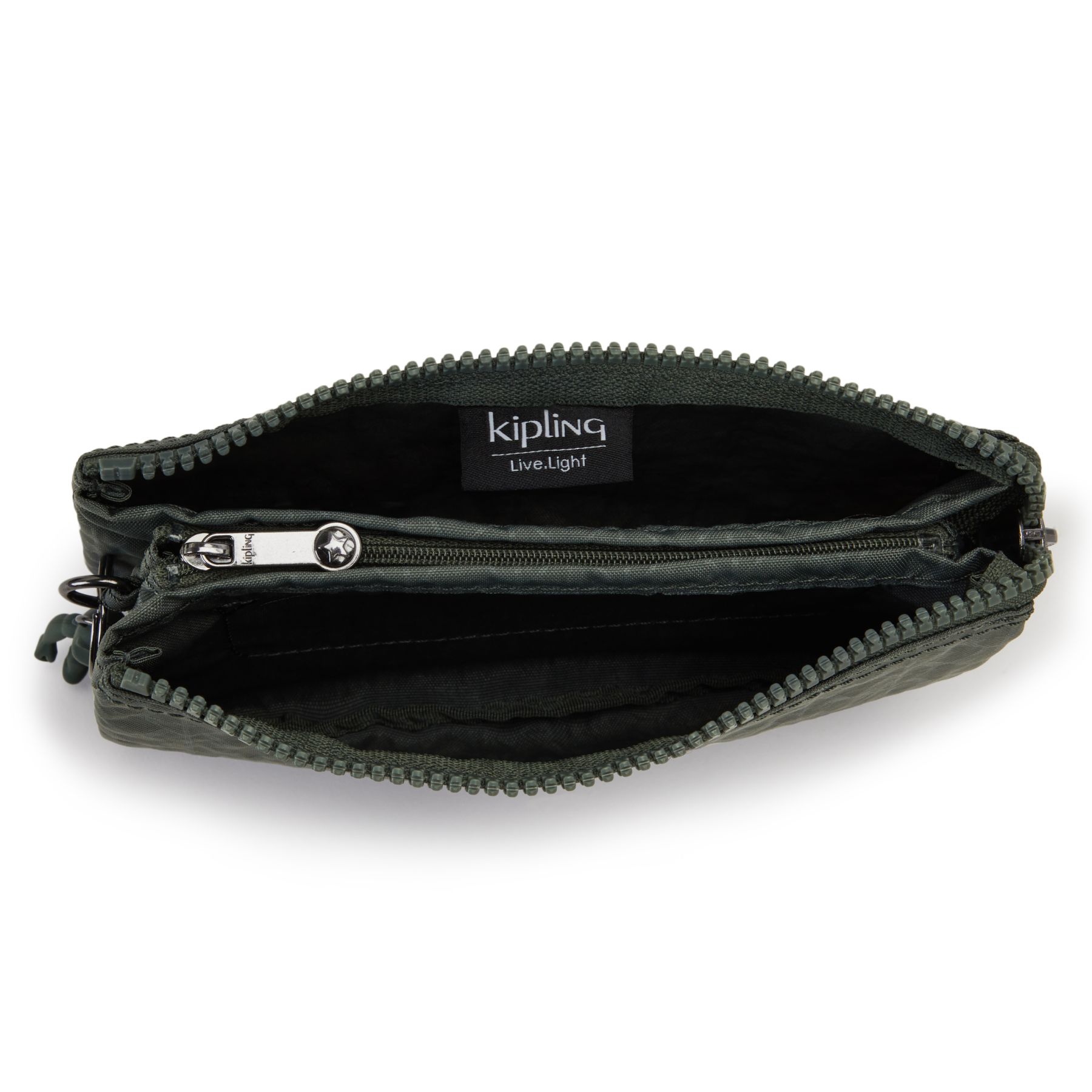 CREATIVITY L Grande Pochette - Sign Green Embosse
