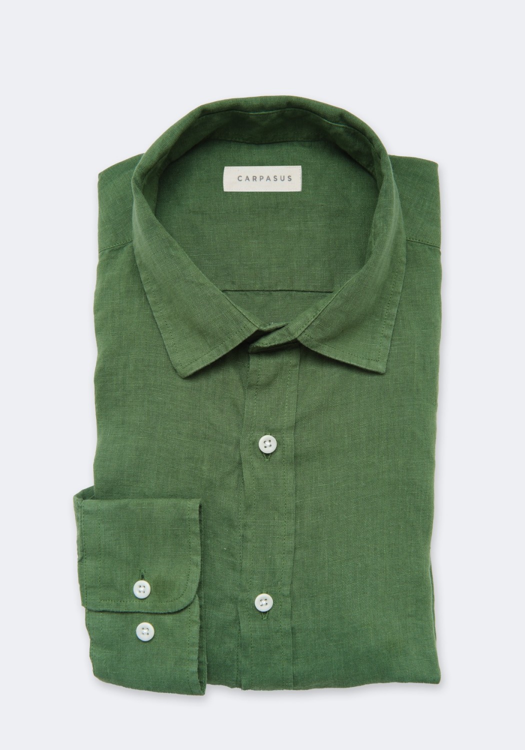 Carpasus Leinenhemd Nuve Green