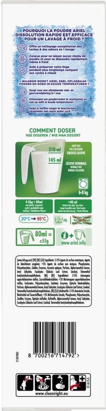 Ariel - Waspoeder Original - 2,2 kg - 40 Wasbeurten