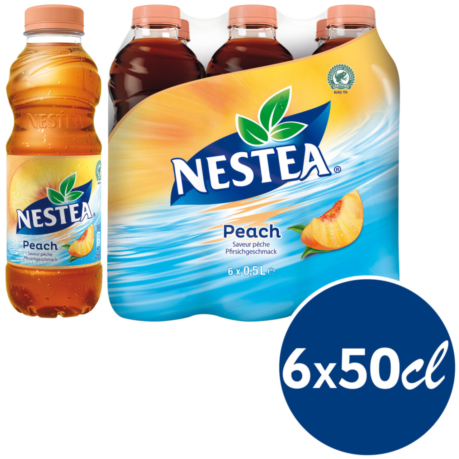Nestea schwarz Pfirsich 6x50cl -300cl