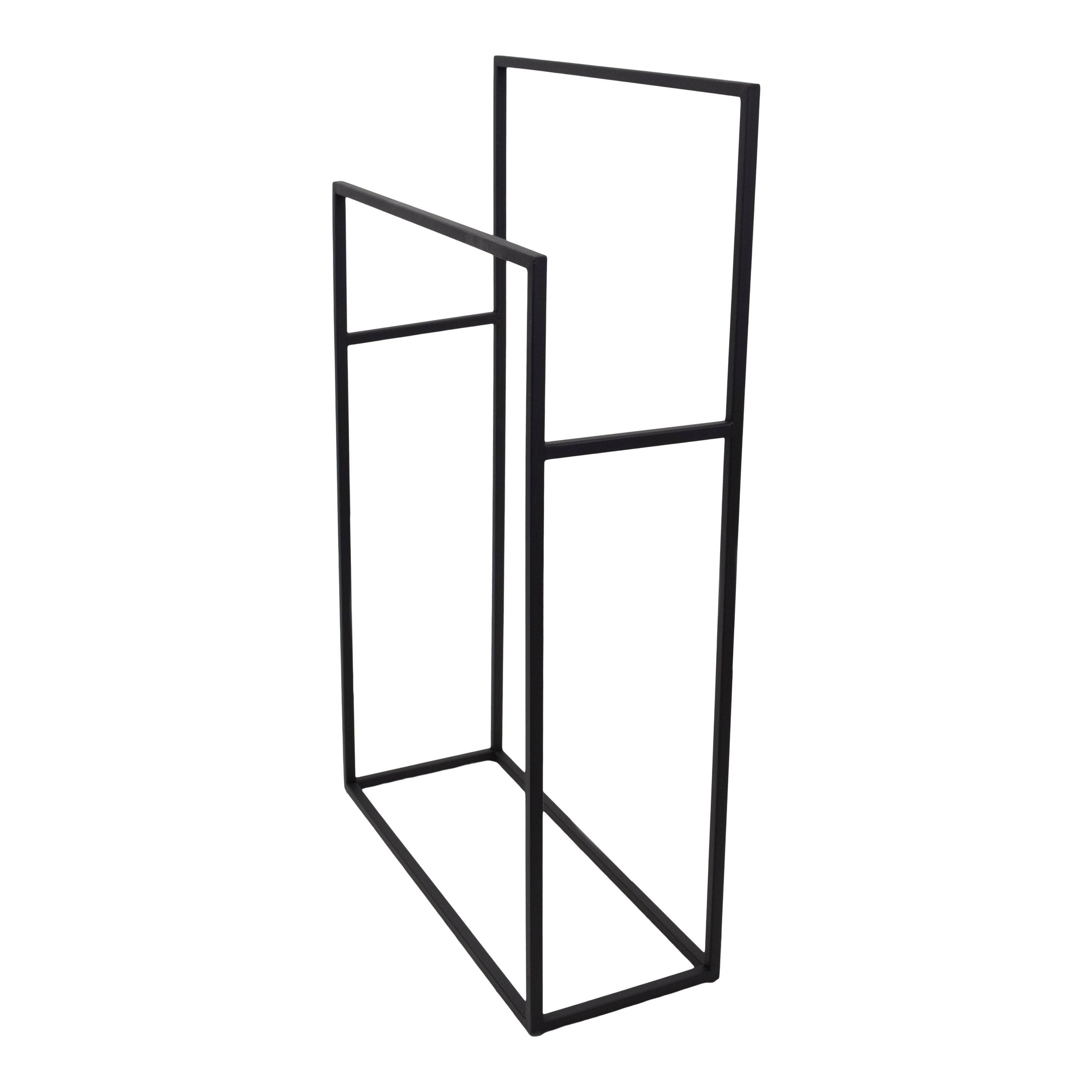 LOFT42 Firm Handdoekenrek â 2 roedes - Zwart - Metaal