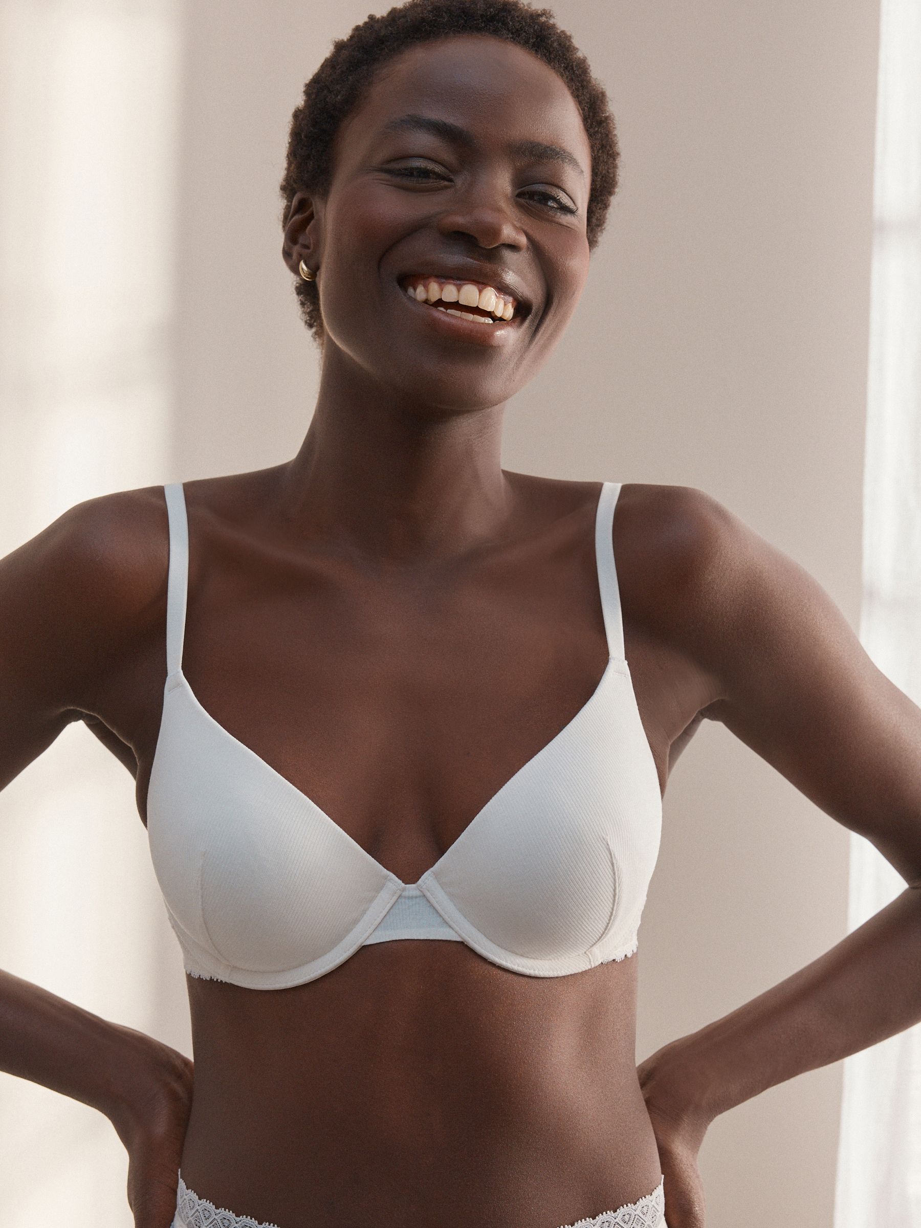 Crème - Ultimate Comfort Premium Kanten & Micro Modal Beha