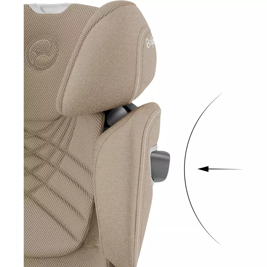 cybex PLATINUM Kindersitz Solution T I-Fix Plus Cozy Beige
