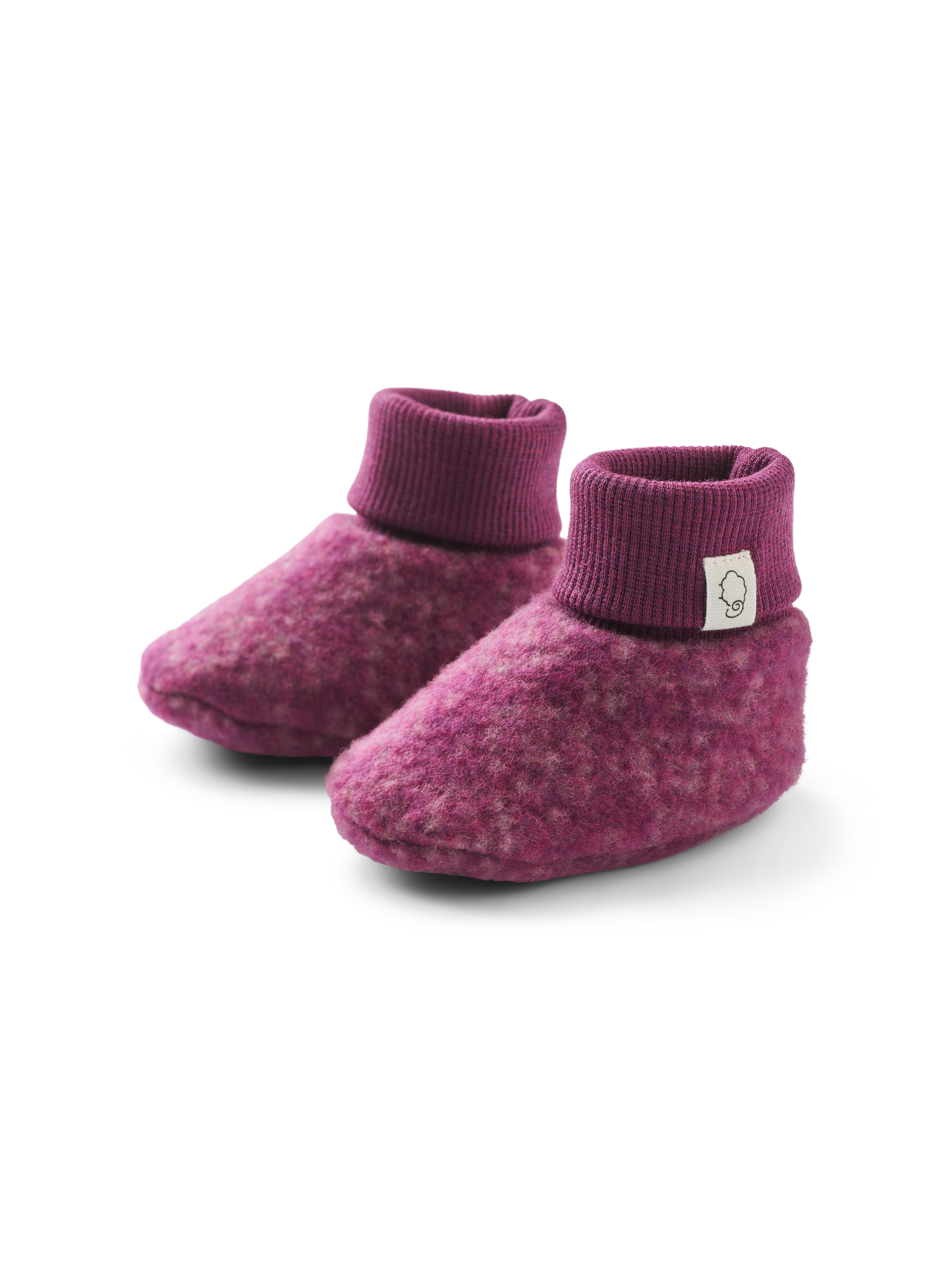 Slofjes van merinowolfleece voor baby’s