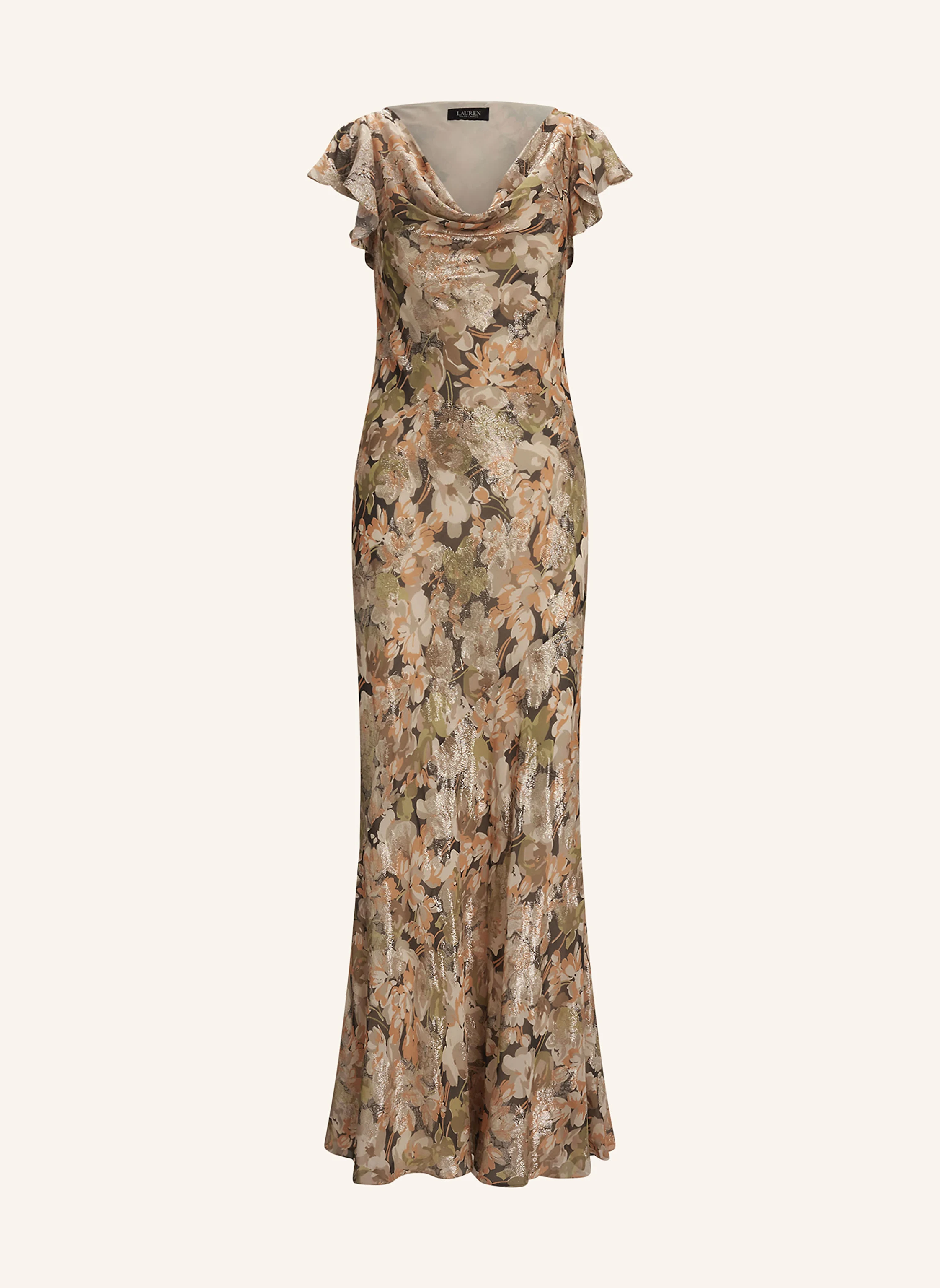 LAUREN RALPH LAUREN Abendkleid mit Volants
