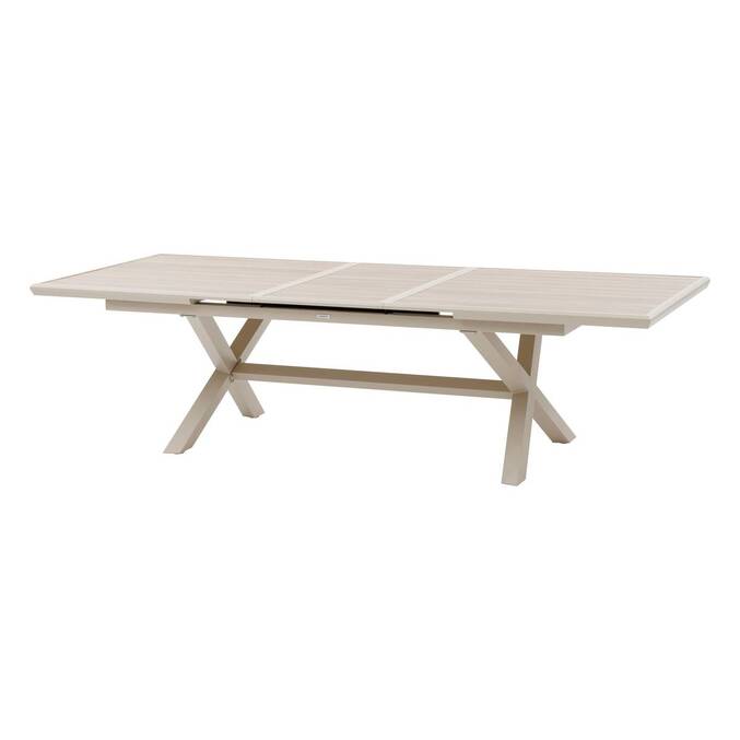 Table de jardin extensible AXIOME Lin & Argile
