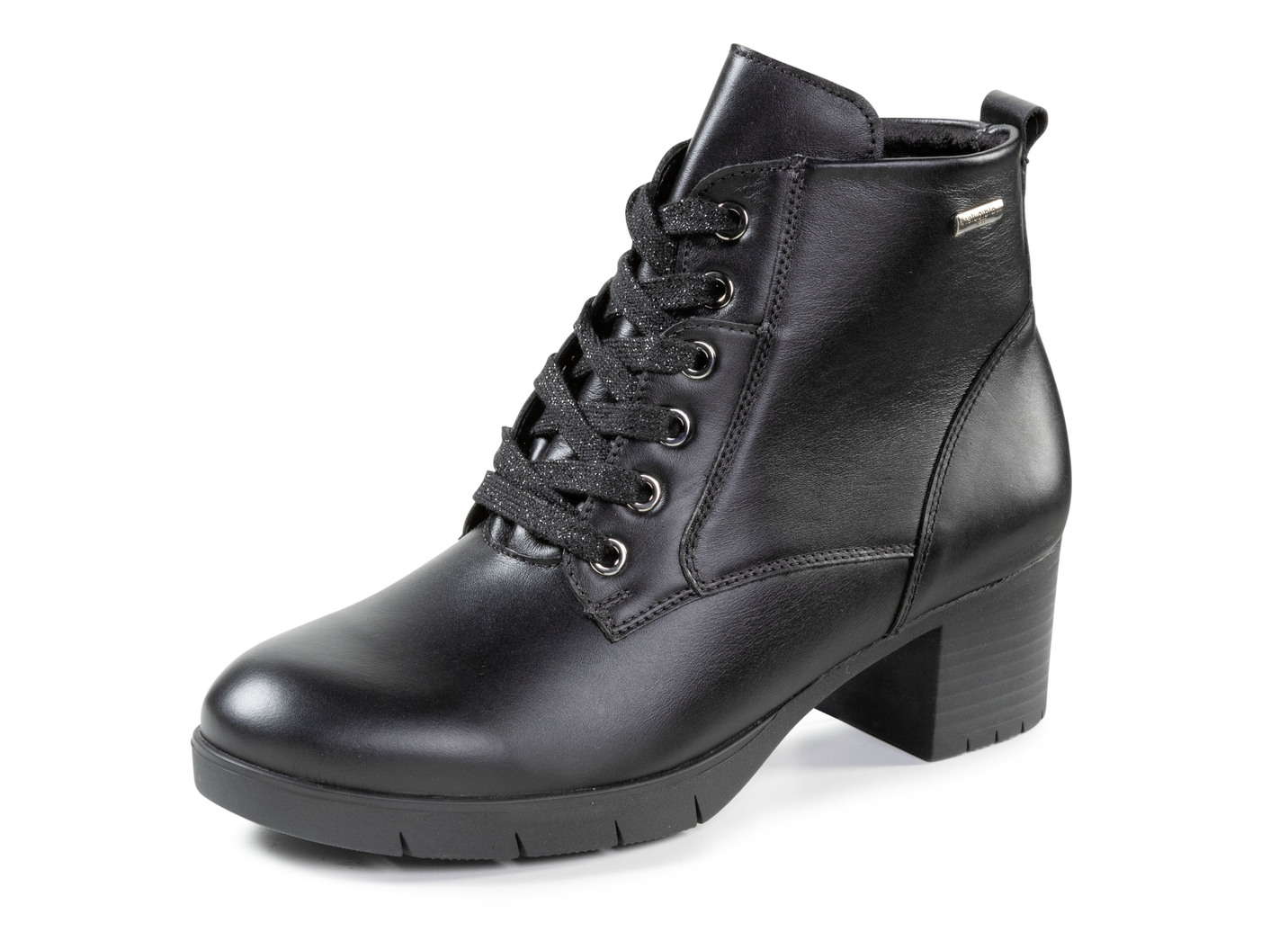 Waldläufer Schnür-Stiefelette aus weichem Nappaleder