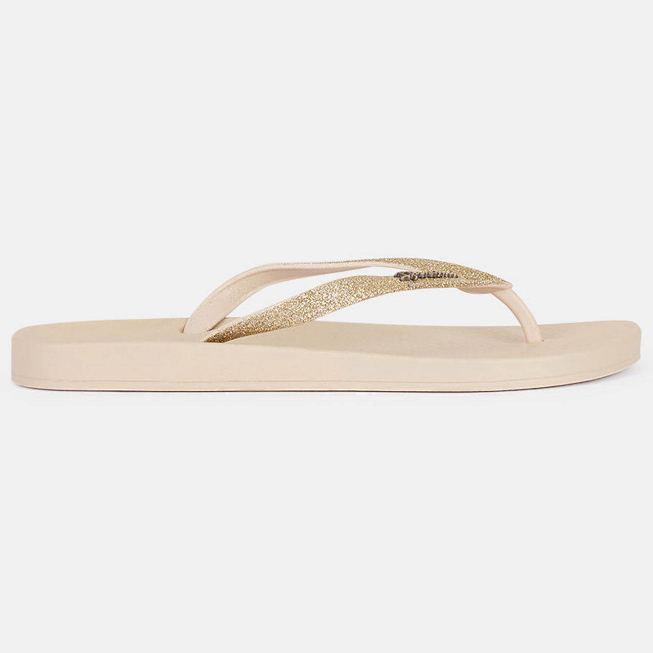 Ipanema Tongs Lolita beiges/doré