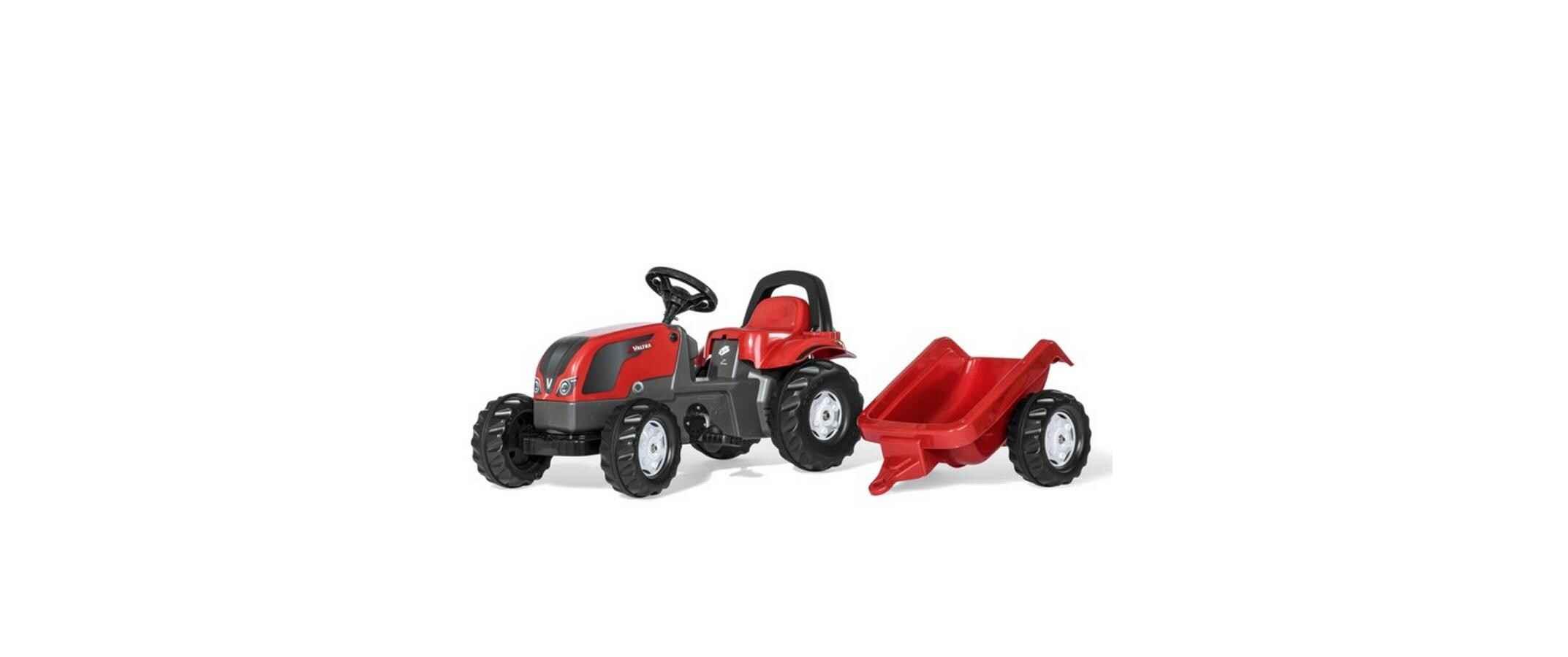 Tretfahrzeug Valtra mit Anhänger<br>Kinderfahrzeug
