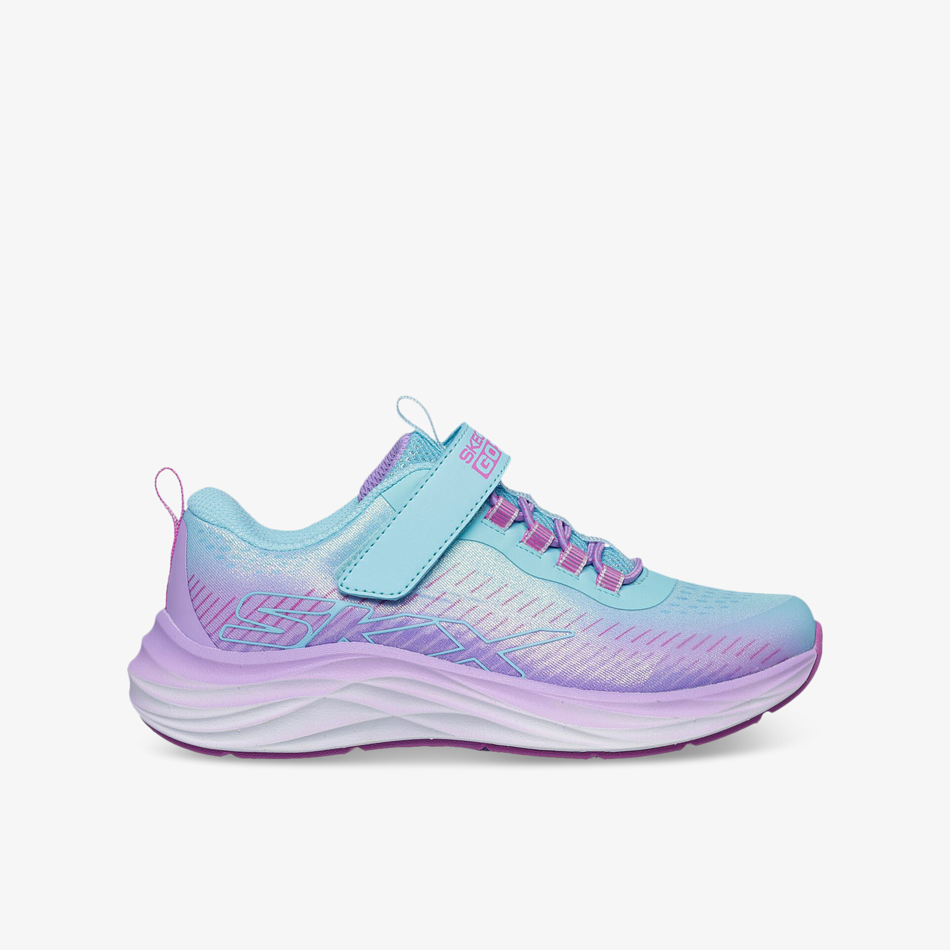 SKECHERS GO-RUN ACCELERATE Kinder Sneaker Low türkis