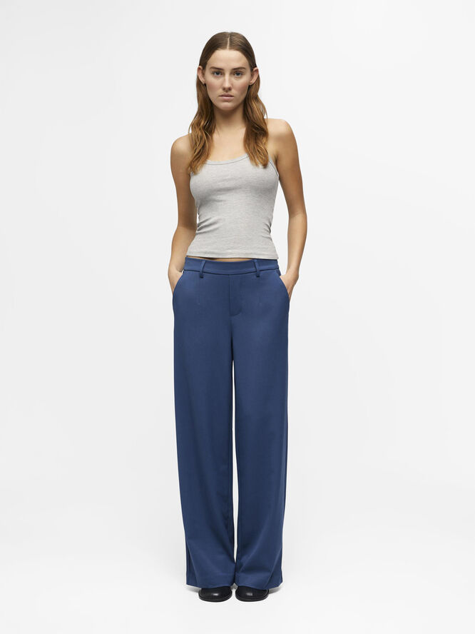 Object OBJLISA WIDE PANT NOOS Dark denim