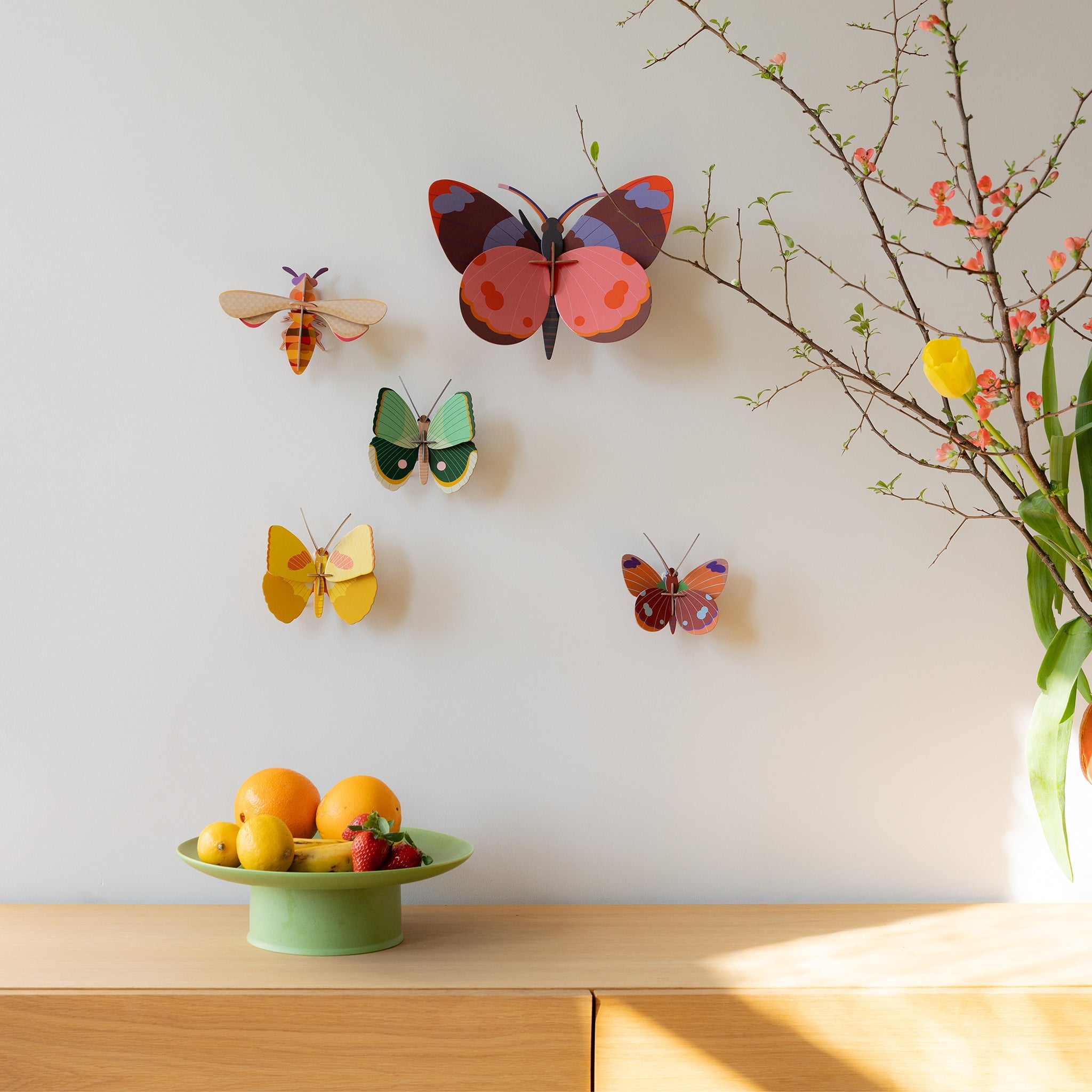 Bastelset Schmetterling Yellow