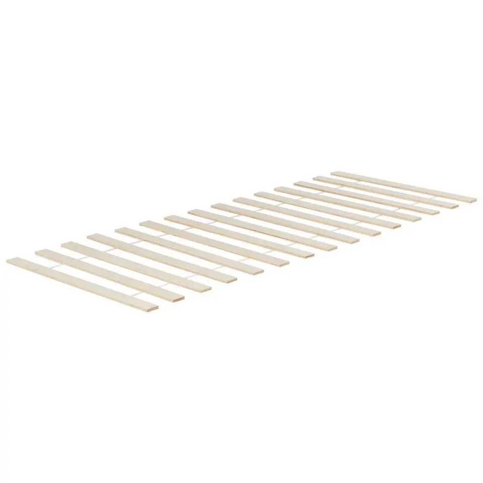BONNAC - Eenpersoonsbed - Wit - 90 x 200 cm - Dennenhout
