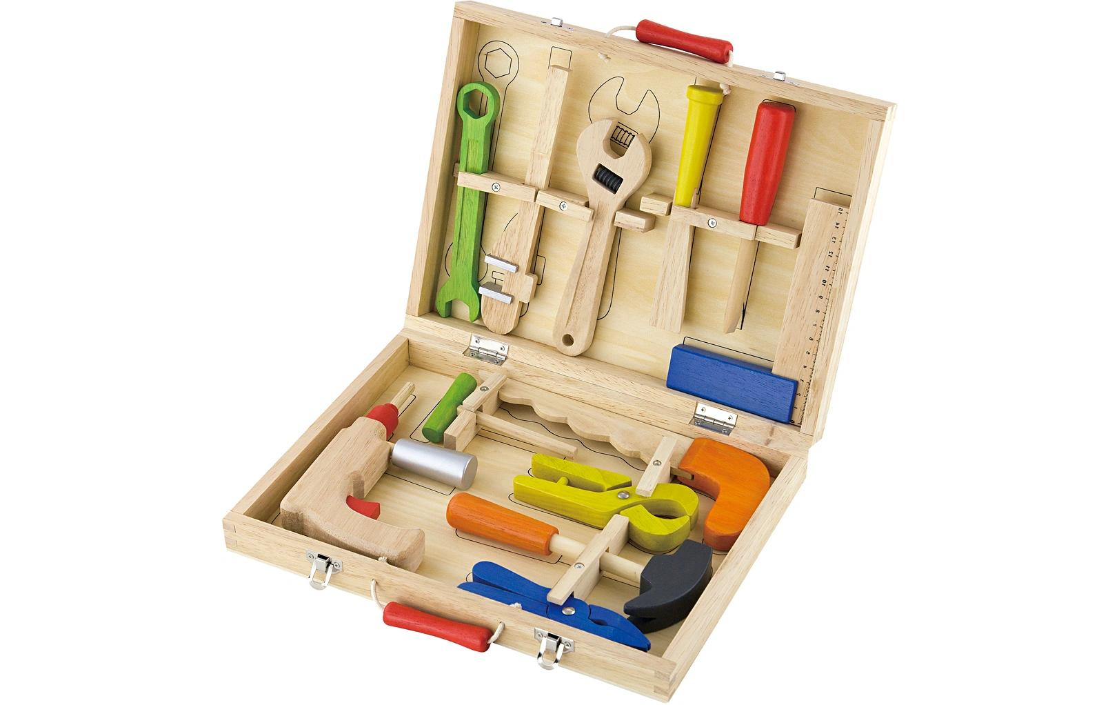 Handwerker Holzwerkzeug 12 TeileHolz-Set für kleine Baumeister