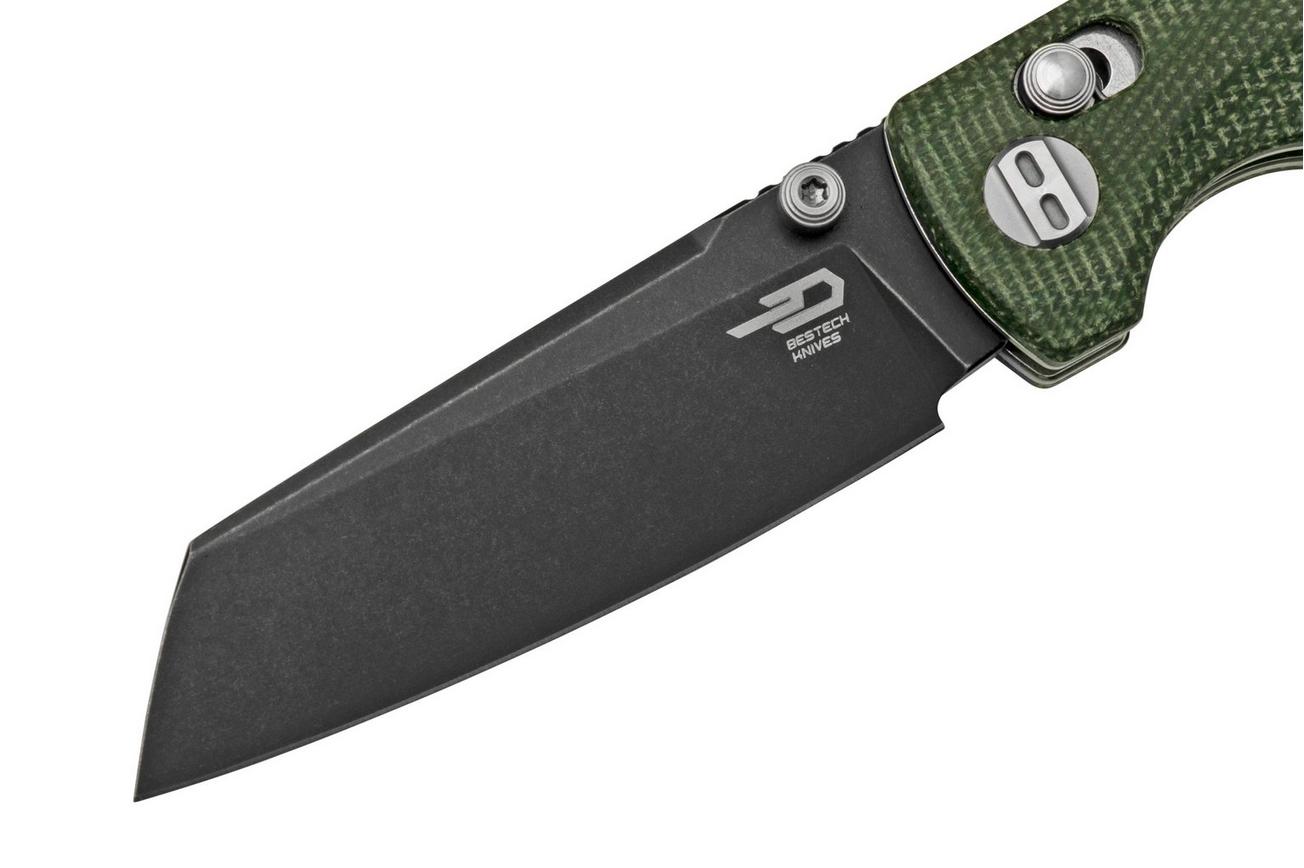 Bestech Slasher BG43B-2 Green Micarta, zakmes