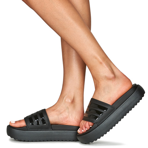 adidas Performance - ADILETTE PLATFORM - Noir