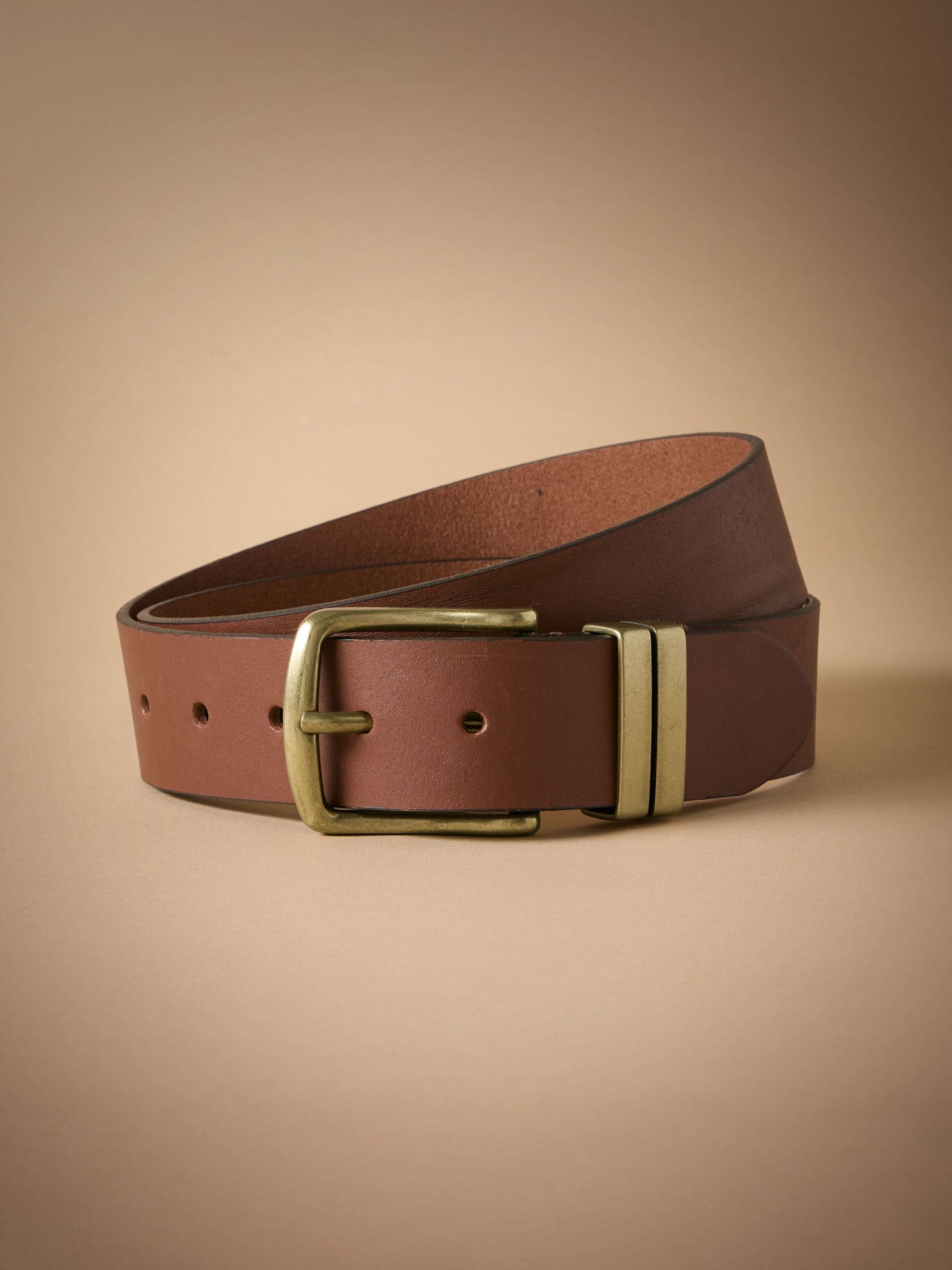 Lichtbruin - Signature leren riem
