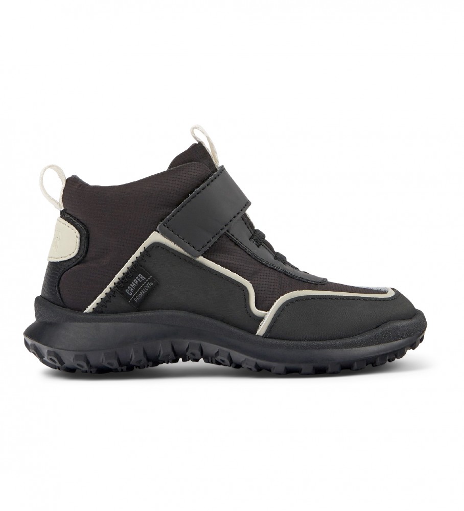 Botas de cano curto Camper em couro preto