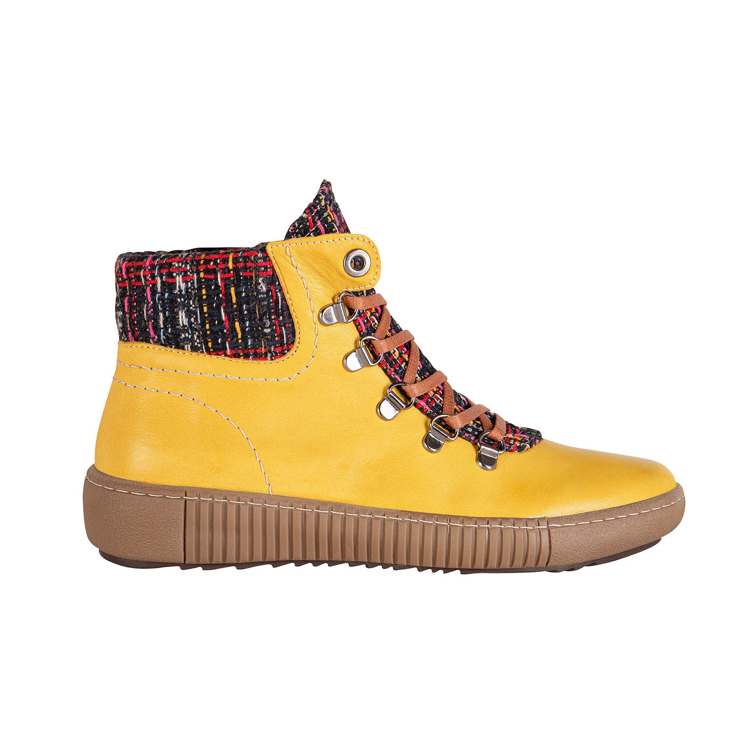 Gemini Schnürstiefelette aus weichem Anilinleder