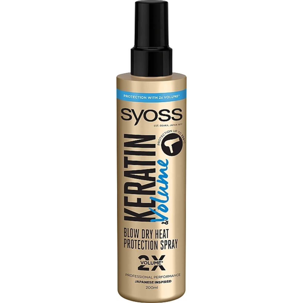 Syoss Keratin & Volume Heatprotection Spray200 ml