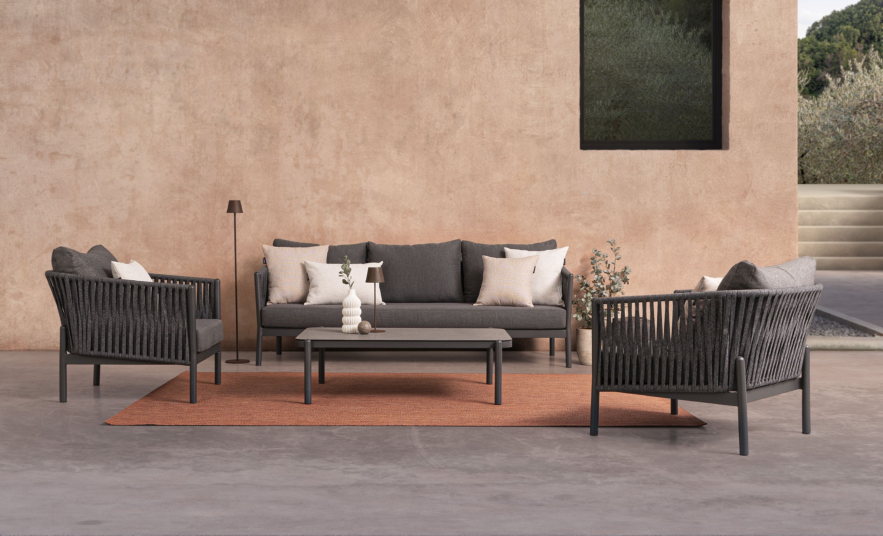 Loungetisch FLORENCIA anthr.