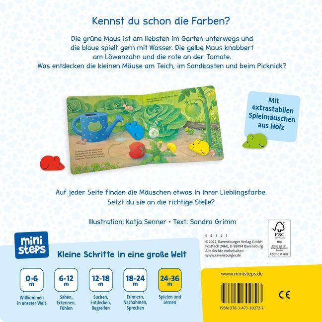 ministeps: Mein erstes Mäuschen-Farbenbuch
