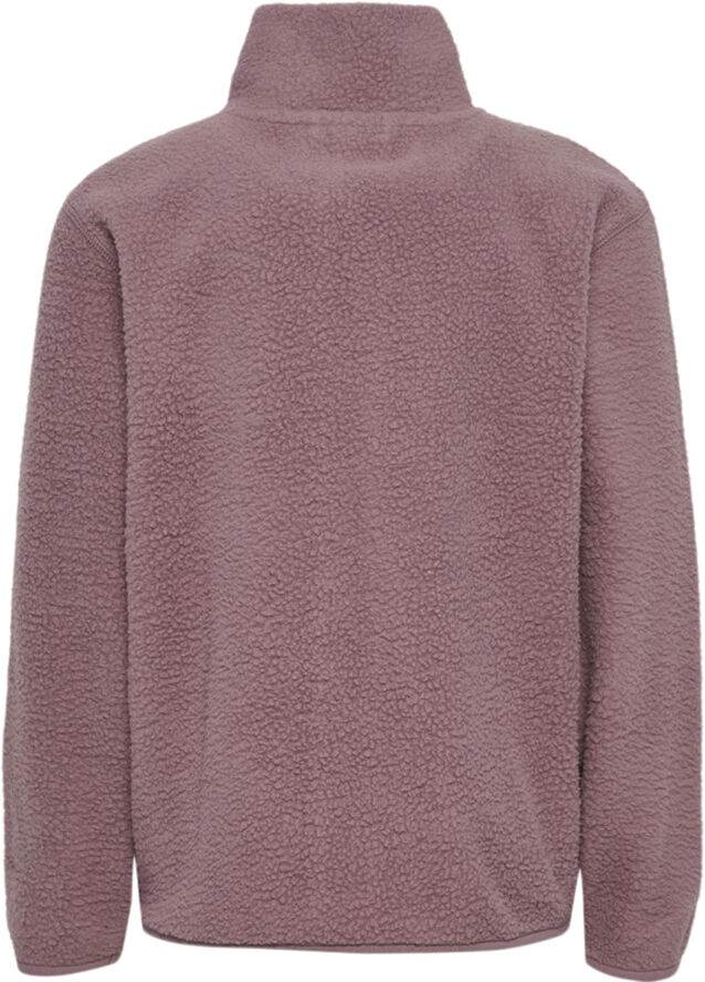 Hummel hmlATLAS FLEECE ZIP JACKET Twilight mauve