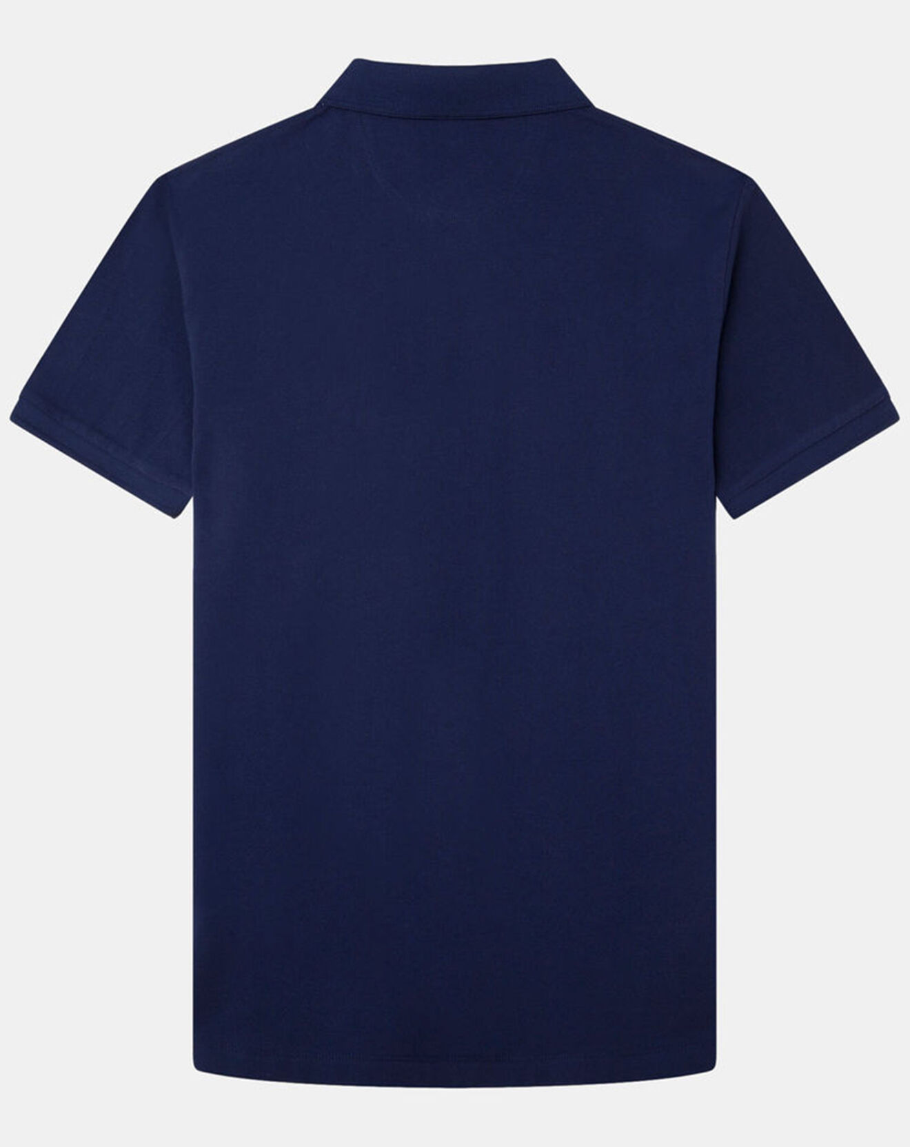 Hackett London Polo Regular Fit uni piqué bleu
